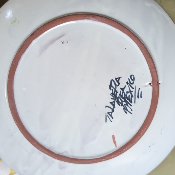 ❤️ TALAVERA MEXICAN POTTERY PLATE TRINKET DISH - Picture 4 of 6